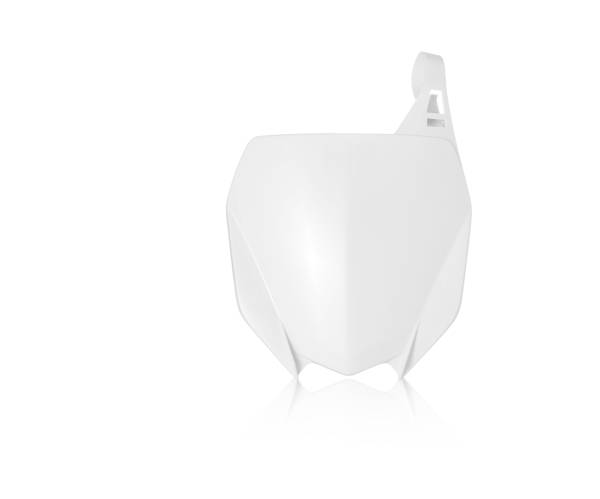 ACERBIS - FRONT NUMBER PLATE WHITE - Image 1