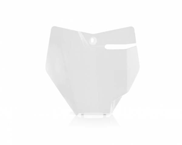 ACERBIS - FRONT NUMBER PLATE WHITE - Image 1