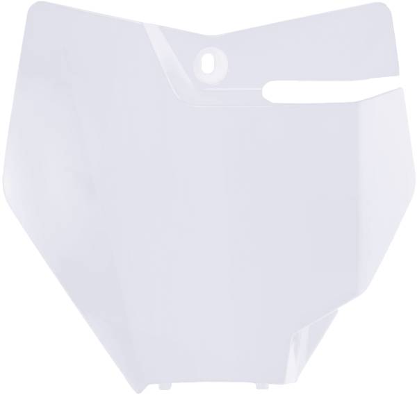 ACERBIS - FRONT NUMBER PLATE WHITE - Image 1