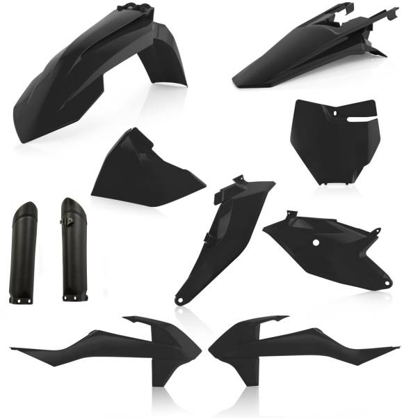 ACERBIS - FULL PLASTIC KIT BLACK - Image 1