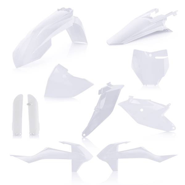 ACERBIS - FULL PLASTIC KIT WHITE - Image 1