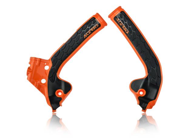 ACERBIS - X-GRIP FRAME GUARD ORANGE/BLACK - Image 1