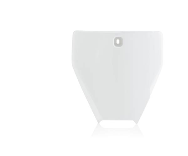 ACERBIS - FRONT NUMBER PLATE WHITE - Image 1