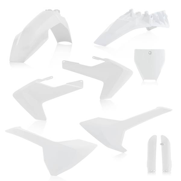 ACERBIS - FULL PLASTIC KIT WHITE - Image 1