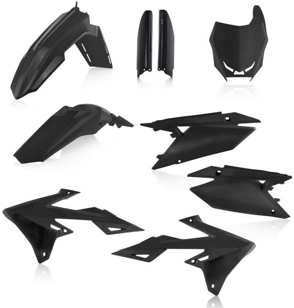 ACERBIS - FULL PLASTIC KIT BLACK - Image 1