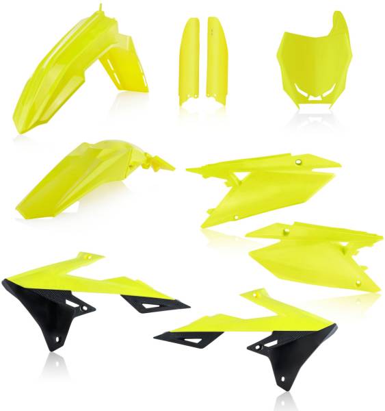 ACERBIS - FULL PLASTIC KIT FLUORESCENT YELLOW - Image 1