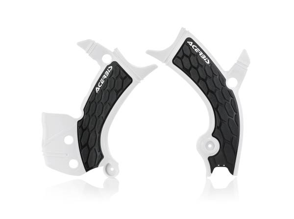 ACERBIS - X-GRIP FRAME GUARD WHITE/BLACK - Image 1