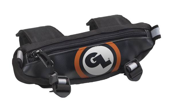 GIANT LOOP - ZIGZAG HANDLEBAR BAG BLACK/ORANGE - Image 1