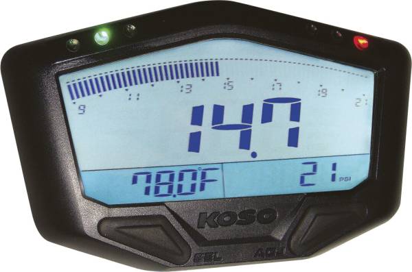 KOSO - X-2 BOOST GAUGE W/ AIR/FUEL RATIO AND TEMPERATURE - Image 1