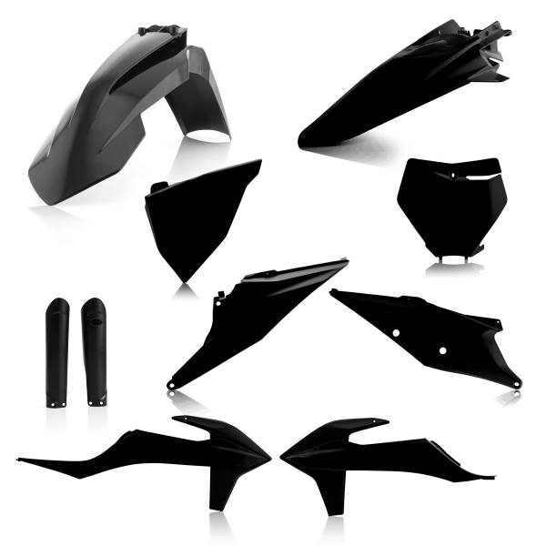 ACERBIS - FULL PLASTIC KIT BLACK - Image 1