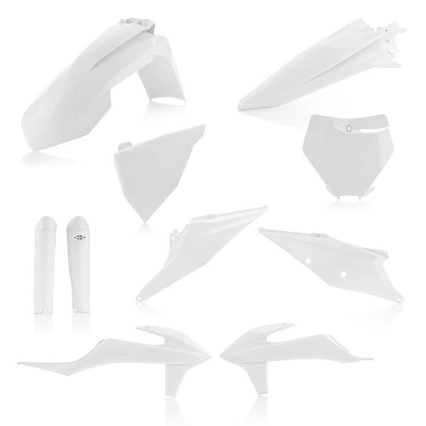 ACERBIS - FULL PLASTIC KIT WHITE - Image 1