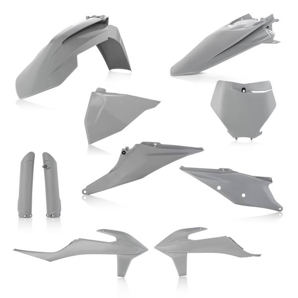 ACERBIS - FULL PLASTIC KIT GREY - Image 1