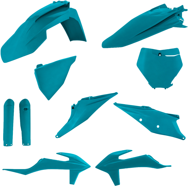 ACERBIS - FULL PLASTIC KIT KTM TEAL METALLIC - Image 1