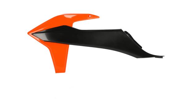 ACERBIS - RADIATOR SHROUD ORANGE/BLACK KTM - Image 1