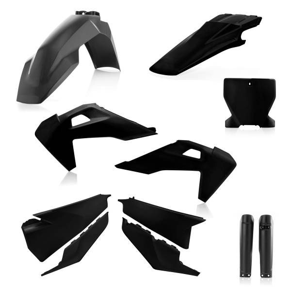 ACERBIS - FULL PLASTIC KIT BLACK - Image 1