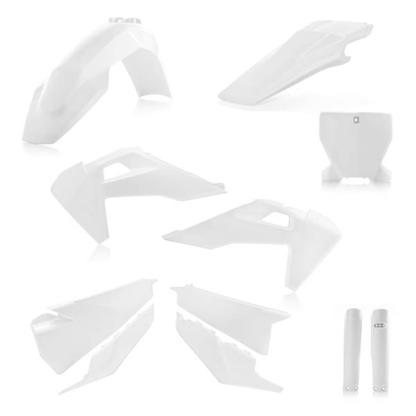 ACERBIS - FULL PLASTIC KIT WHITE - Image 1