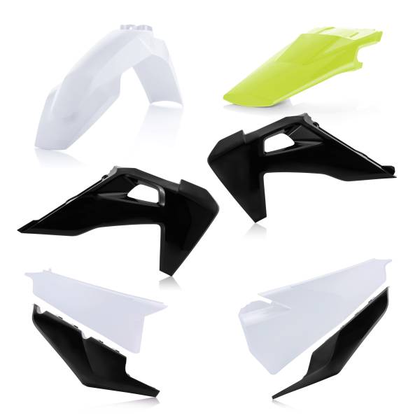 ACERBIS - PLASTIC KIT HUS WHITE/BLACK/YELLOW - Image 1