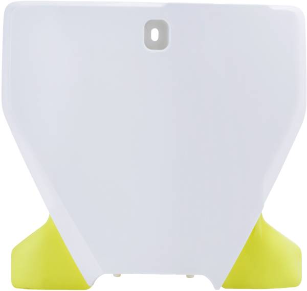 ACERBIS - FRONT NUMBER PLATE WHITE/YELLOW - Image 1