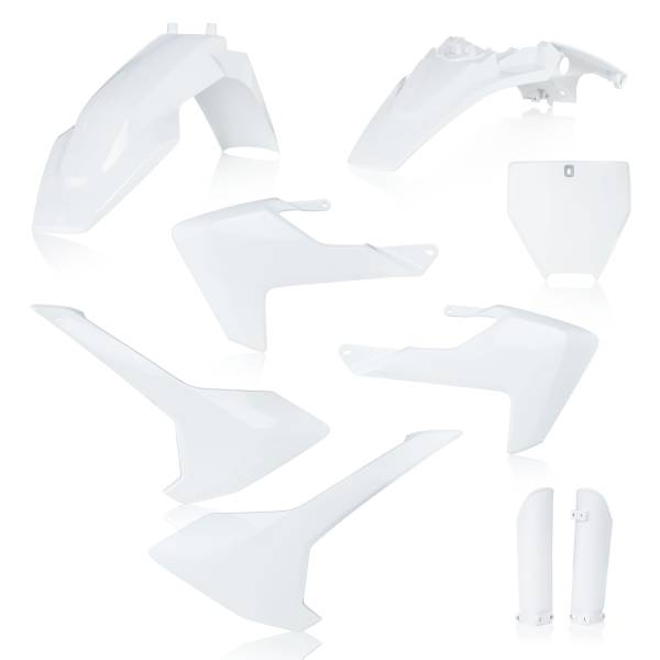 ACERBIS - FULL PLASTIC KIT WHITE - Image 1