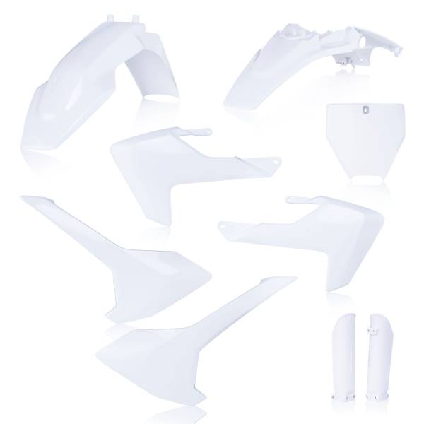 ACERBIS - FULL PLASTIC KIT WHITE - Image 1