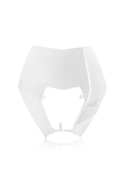 ACERBIS - FRONT HEADLIGHT MASK WHITE - Image 1