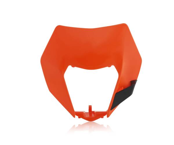 ACERBIS - FRONT HEADLIGHT MASK ORANGE - Image 1