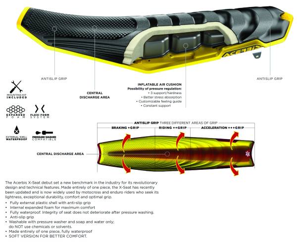 ACERBIS - X-SEAT ORANGE - Image 1