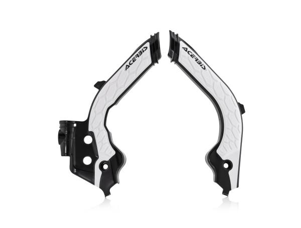 ACERBIS - X-GRIP FRAME GUARDS BLACK/WHITE - Image 1