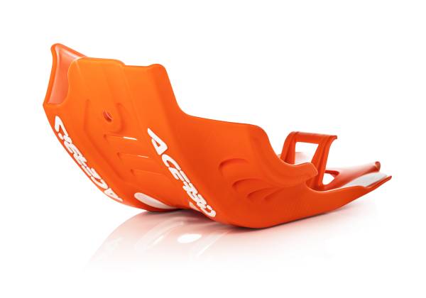 ACERBIS - SKID PLATE ORANGE/WHITE - Image 1