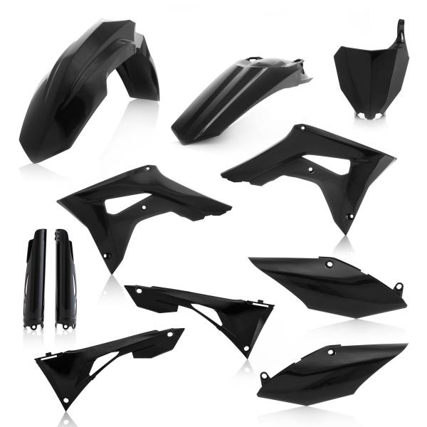 ACERBIS - FULL PLASTIC KIT BLACK - Image 1