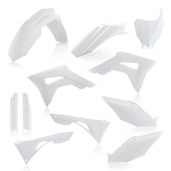 ACERBIS - FULL PLASTIC KIT WHITE - Image 1