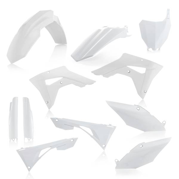 ACERBIS - FULL PLASTIC KIT WHITE - Image 1