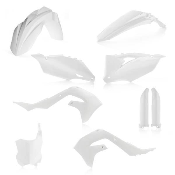 ACERBIS - FULL PLASTIC KIT WHITE - Image 1