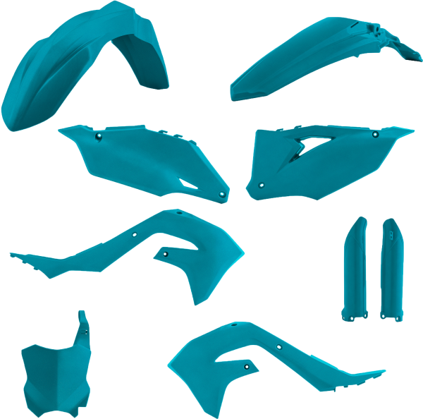 ACERBIS - FULL PLASTIC KIT KAW TEAL METALLIC - Image 1