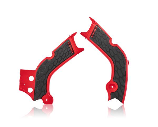 ACERBIS - X-GRIP FRAME GUARDS RED/BLACK - Image 1