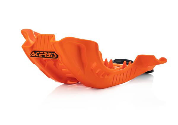 ACERBIS - SKID PLATE ORANGE/BLACK - Image 1