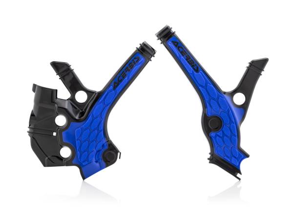 ACERBIS - X-GRIP FRAME GUARDS BLACK/BLUE - Image 1