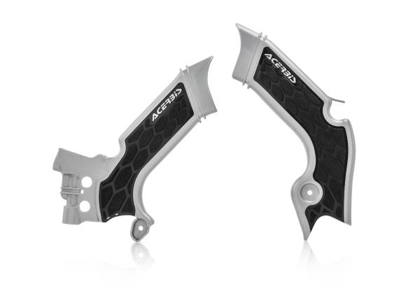 ACERBIS - X-GRIP FRAME GUARD KAW SILVER/BLACK - Image 1