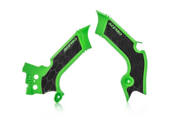 ACERBIS - X-GRIP FRAME GUARD KAW GREEN/BLACK - Image 1