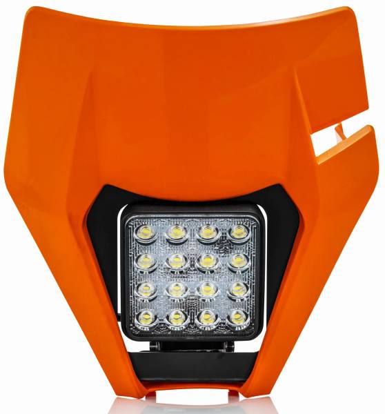 ACERBIS - FRONT VSL HEADLIGHT 4320 LUMEN ORANGE KTM - Image 1