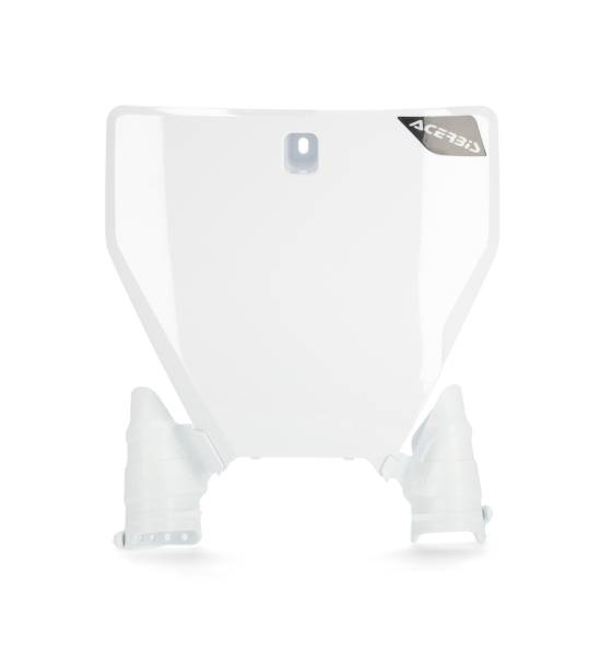 ACERBIS - FRONT NUMBER PLATE WHITE - Image 1