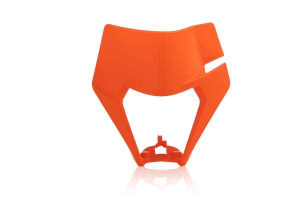 ACERBIS - FRONT HEADLIGHT MASK ORANGE - Image 1