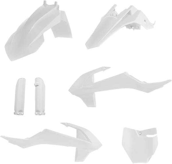 ACERBIS - FULL PLASTIC KIT WHITE - Image 1