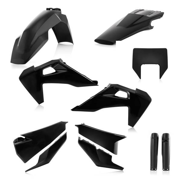 ACERBIS - FULL PLASTIC KIT BLACK - Image 1