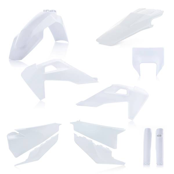 ACERBIS - FULL PLASTIC KIT WHITE - Image 1