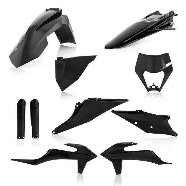 ACERBIS - FULL PLASTIC KIT BLACK - Image 1