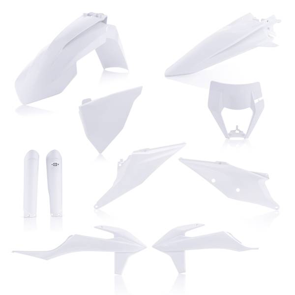 ACERBIS - FULL PLASTIC KIT WHITE - Image 1