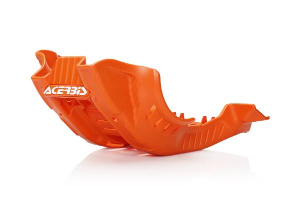 ACERBIS - SKID PLATE ORANGE/WHITE - Image 1