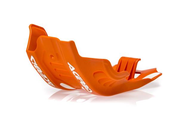 ACERBIS - SKID PLATE ORANGE/WHITE - Image 1