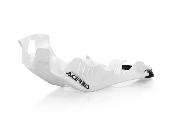 ACERBIS - SKID PLATE W/LINKAGE GUARD WHITE/BLACK - Image 1